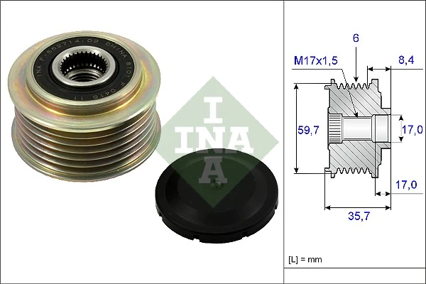 Alternator Freewheel Clutch